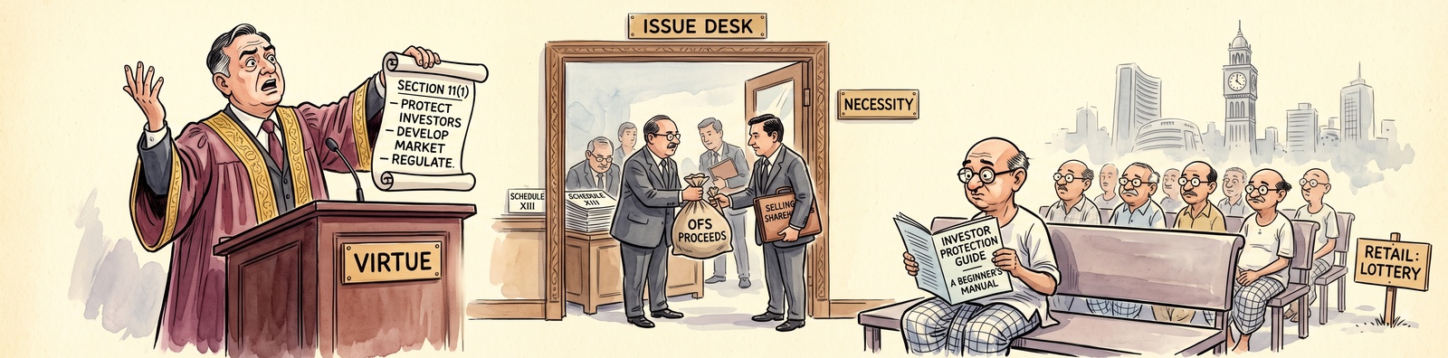 Illustration for NSE — Making Necessity out of a Virtue.